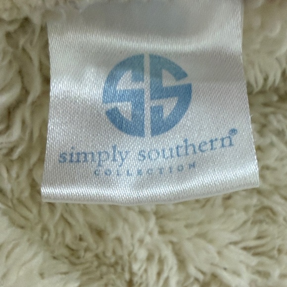 Simply Southern Simply Classic Sherpa Pullover Sz S Preppy Warm Activewear - Picture 7 of 7